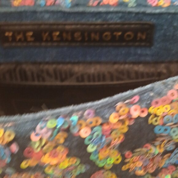 Kurt Geiger  sequin chain strap shoulder purse - Picture 4 of 9